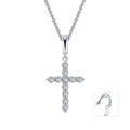 0.55 CTW Cross Pendant Necklace
