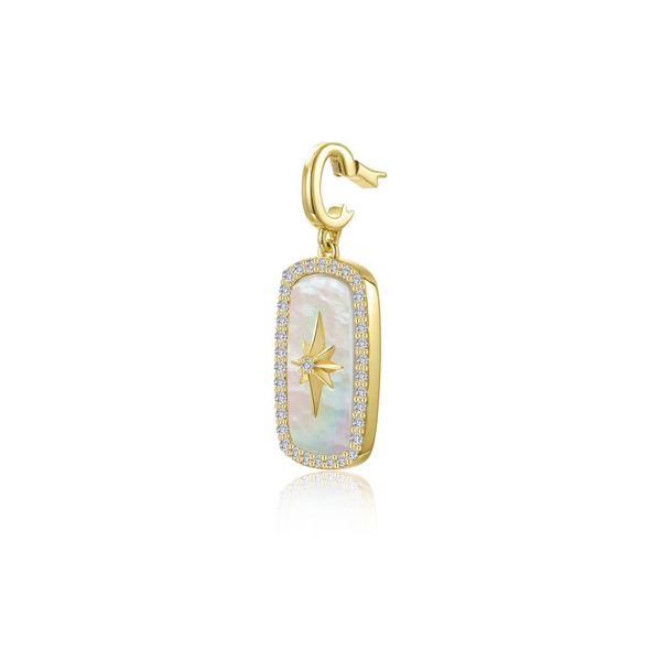 North Star Mother-of-Pearl Pendant Charm
