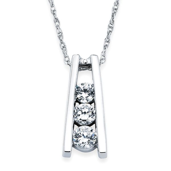 14k White Gold Pendant