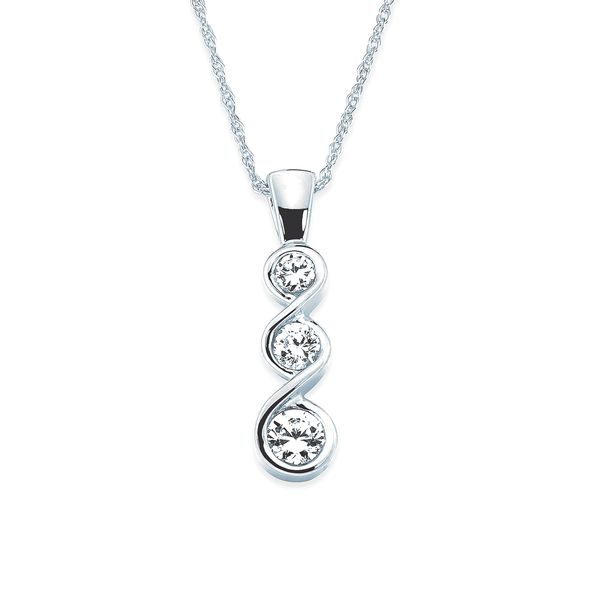 14k White Gold Pendant