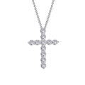 1.87 CTW Cross Necklace
