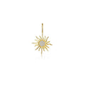 Golden Sun Charm Pendant