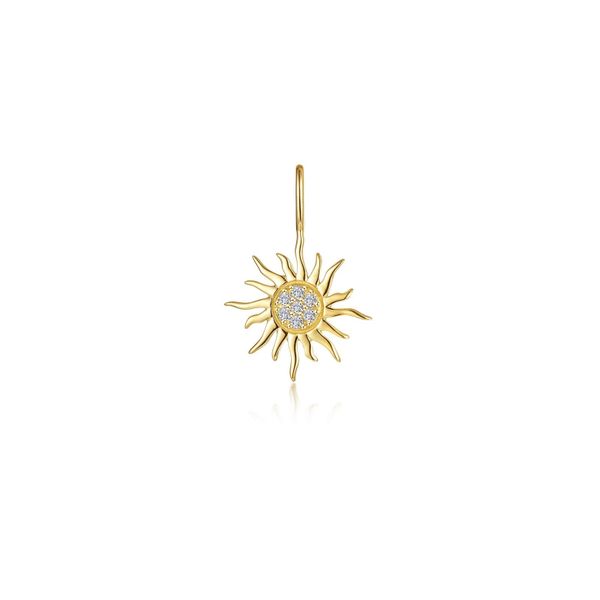 Golden Sun Charm Pendant