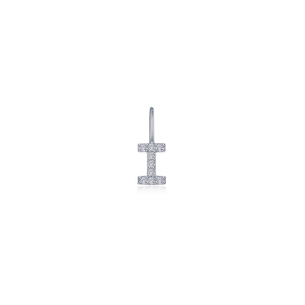 Letter I Charm Pendant