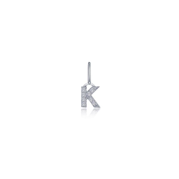 Letter K Charm Pendant