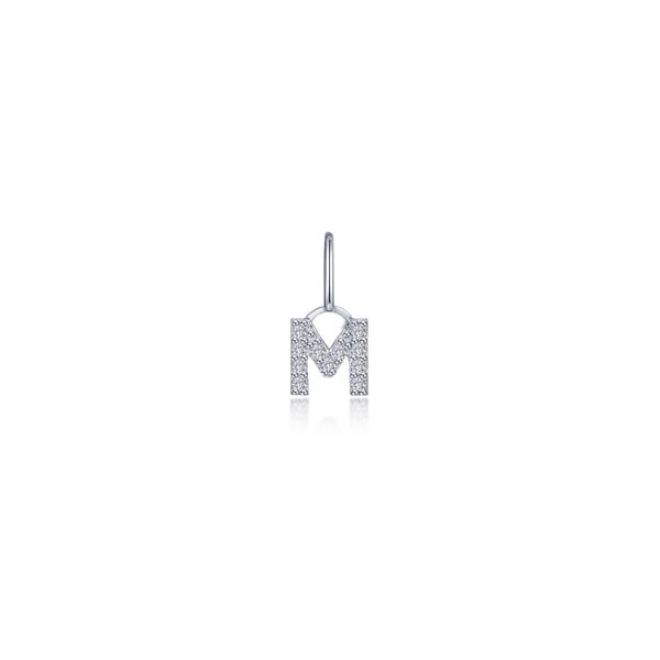 Letter M Charm Pendant