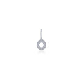 Letter O Charm Pendant