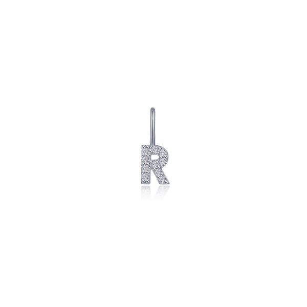 Letter R Charm Pendant