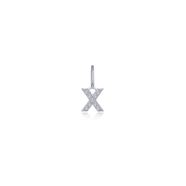 Letter x Charm Pendant