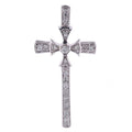 14K Yellow Gold Byzantine Grand Diamond Cross
