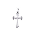 14K White Gold Small Celtic Cross Pendant