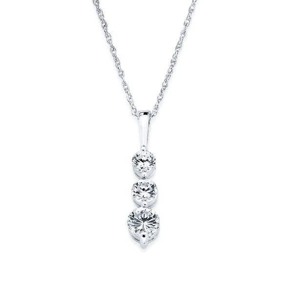 14k White Gold Pendant