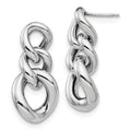Leslie's Sterling Silver Polished Post Dangle Earrings