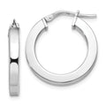 Leslie's Sterling Silver Polished Hoop Earrings