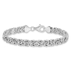 Leslie's Sterling Silver Rhodium-plated Fancy Bracelet - Image 3