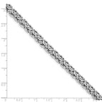 Leslie's Sterling Silver Rhodium-plated Fancy Bracelet - Image 5