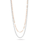 Leslie's Sterling Silver Rh-p & Rose-tone 2-strand Bolo Bracelet - Image 4