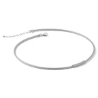 Leslie's Sterling Silver RH-plated CZ Woven Flexible Cuff Bangle - Image 5