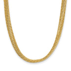Leslie's Sterling Silver Gold-plated Twist Texture Wrapped Necklace