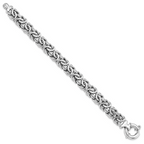 Leslie's Sterling Silver Fancy Link Bracelet - Image 2