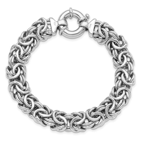 Leslie's Sterling Silver Fancy Link Bracelet - Image 4