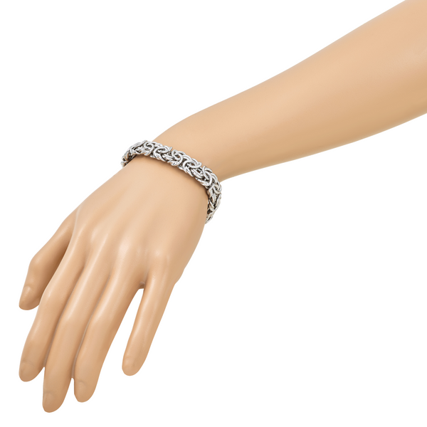 Leslie's Sterling Silver Fancy Link Bracelet - Image 5