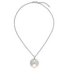 Leslie's Sterling Silver Rh/Rose gold-plat Polish/Brushed w/1in ext. Neckla - Image 4
