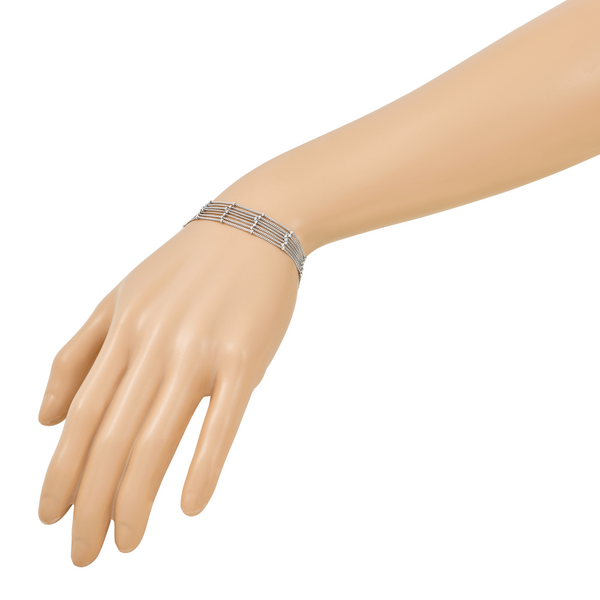 Leslie's Sterling Silver Seven Strand Beaded Bracelet - Image 5