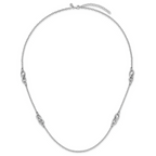 Leslie's Sterling Silver RH-plate Polish Fancy Link w/2in ext. Necklace - Image 4