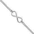 Leslie's Sterling Silver Infinity Symbol Bracelet