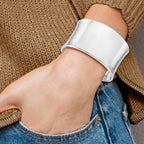 Leslie's Sterling Silver Polished Slip-on Bangle - Image 4