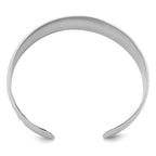 Leslie's Sterling Silver Polished Hammered Slip-on Bangle - Image 2