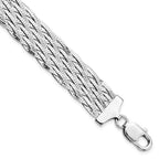 Leslie's Sterling Silver Polished Braided Bracelet