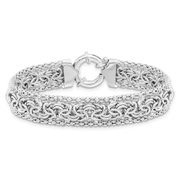 Leslie's Sterling Silver Polished Bracelet - Image 3
