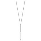 Leslie's Sterling Silver Polished w/1in ext. Necklace - Image 2