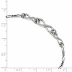 Leslie's Sterling Silver Infinity w/1in ext. Anklet - Image 4