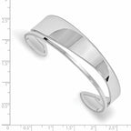Leslie's Sterling Silver Polished Fancy Cuff Bangle - Image 2