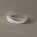 Leslie's Sterling Silver Polished Fancy Cuff Bangle - Image 4