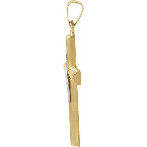 Hollow Cross Pendant - Image 2