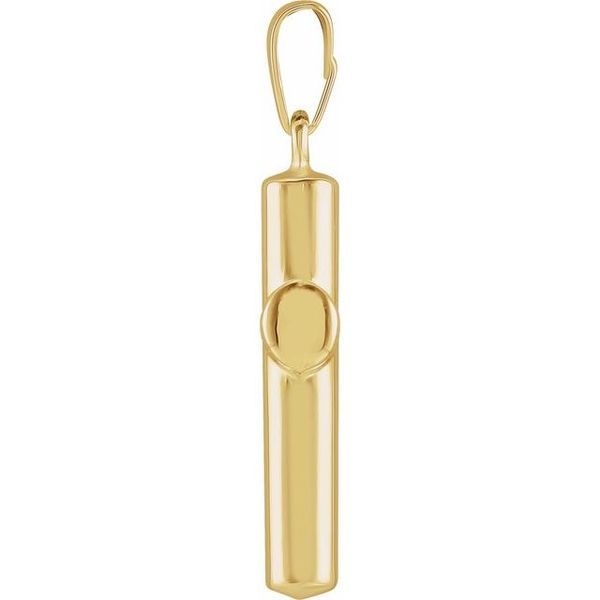 Hollow Cross Pendant - Image 2