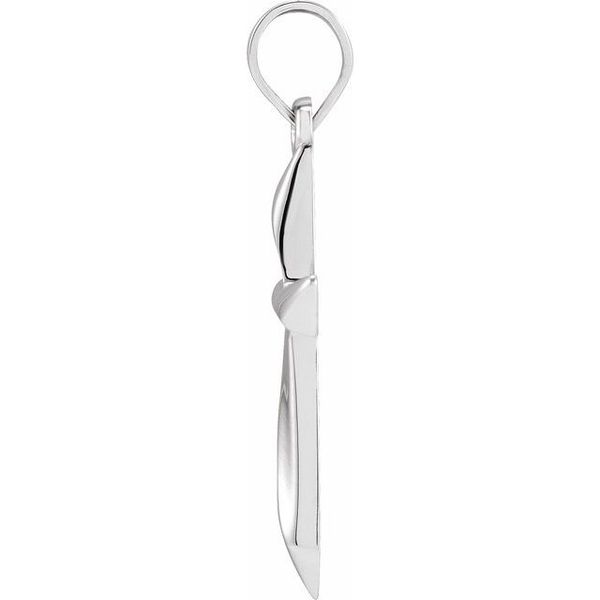 Hollow Cross Pendant - Image 2