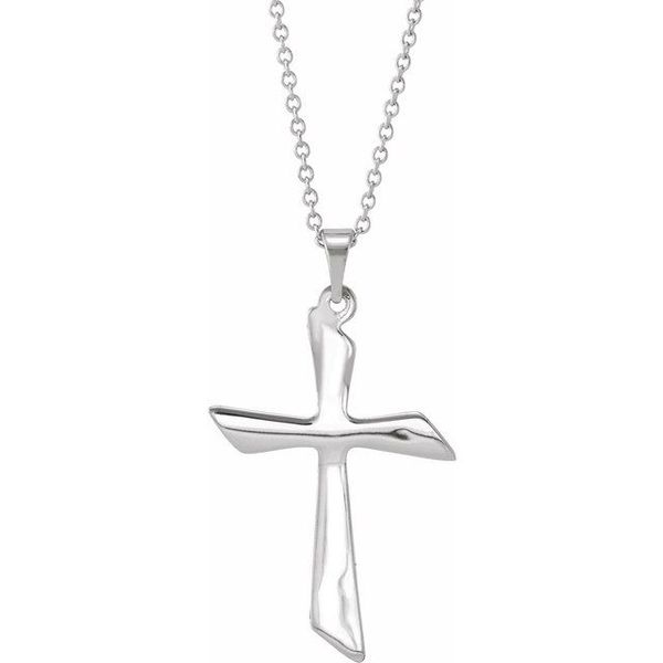 Hollow Cross Necklace - Image 2