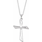 Hollow Cross Necklace - Image 2