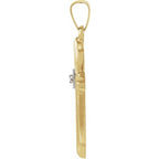 Hollow Cross Pendant - Image 2