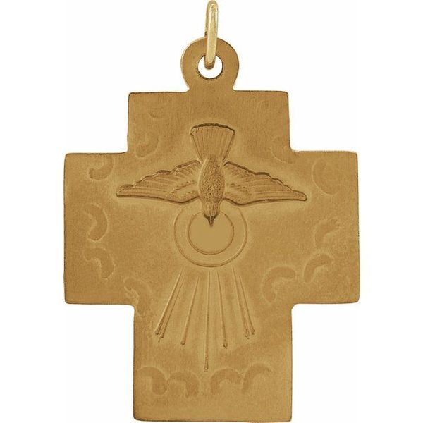 Alpha Omega Cross Pendant - Image 3