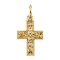 Floral Cross Pendant