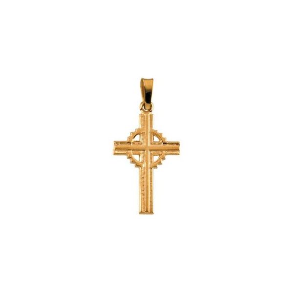 Celtic-Inspired Cross Pendant