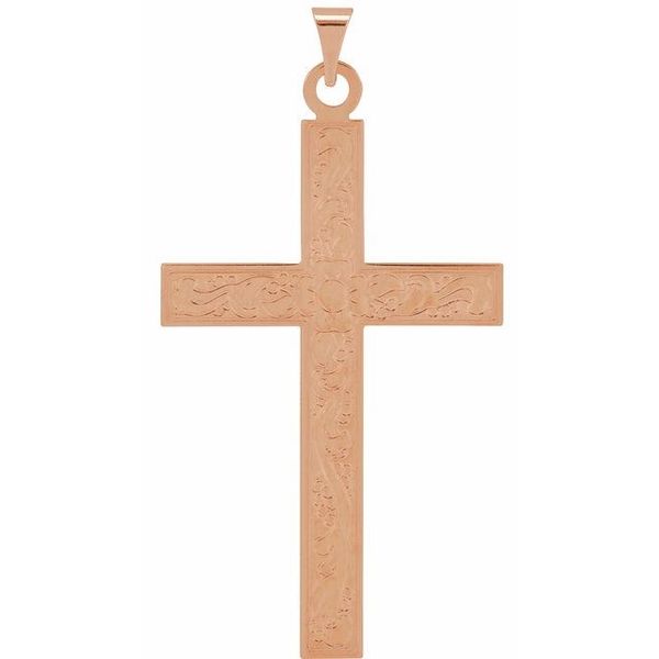 Floral Cross Pendant