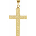Geometric Cross Pendant