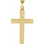 Geometric Cross Pendant